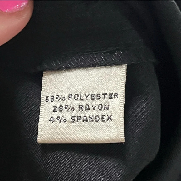 St. John Collection black trousers wide leg office career pants  4 - Picture 7 of 8